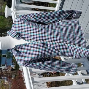 Black Friday Sale: NWT, LANDS' END Gingham Long Sleeve Shirt, Size: 14P